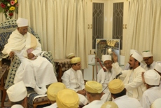 Aqaa Maulaa's Tasweer e ba-jamaal during the Milaad e Maymoon